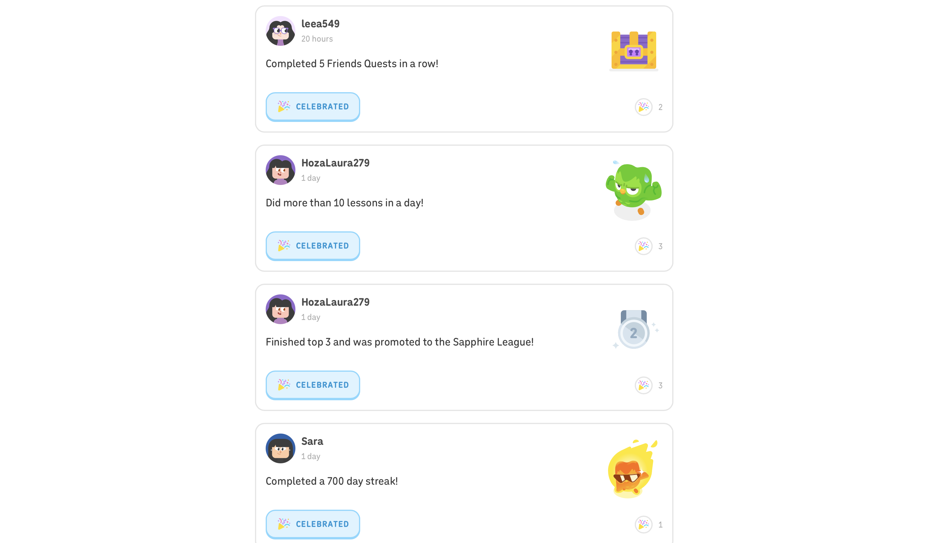 Competiție Duolingo