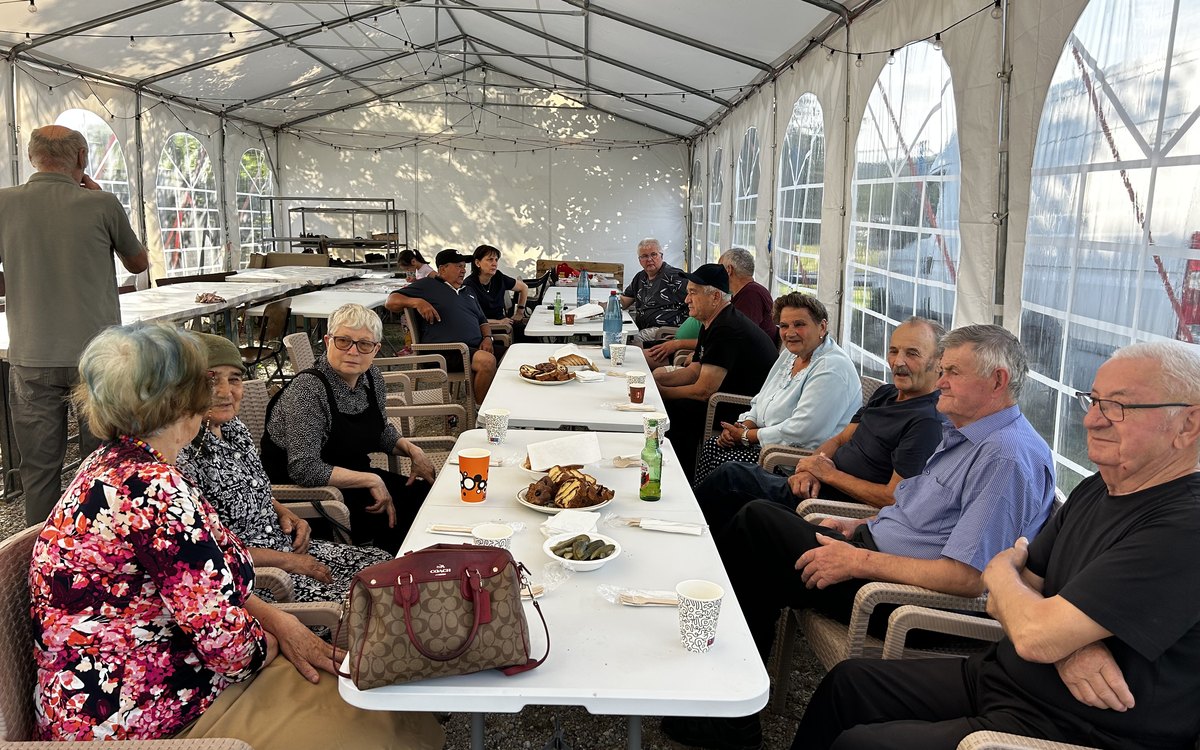 One year of elderly meetings